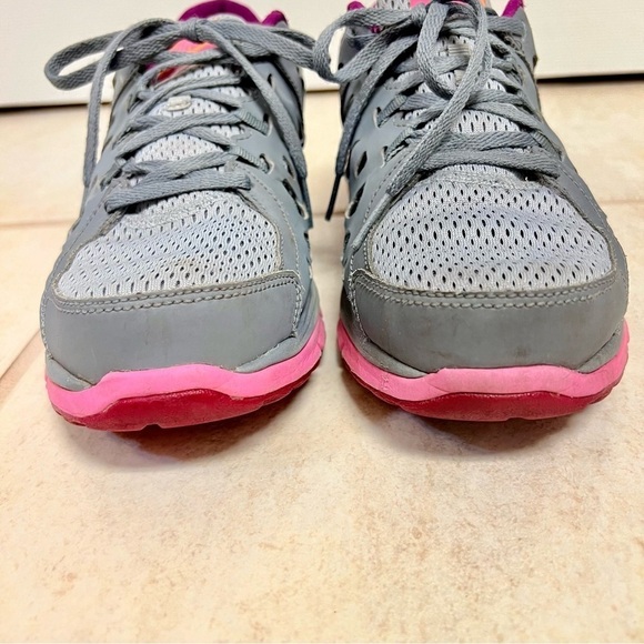 NIKE Dual Fusion Run 2 Women's Size 9 Gray pink Running Sneaker Shoes 599564-011 - Picture 4 of 9
